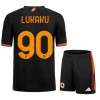 Original Trikotsatz AS Rom Lukaku 90 Ausweichtrikot 2023-24 Für Kinder